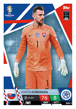 Martin Dubravka Slovakia Topps Match Attax EURO 2024 #SVK1